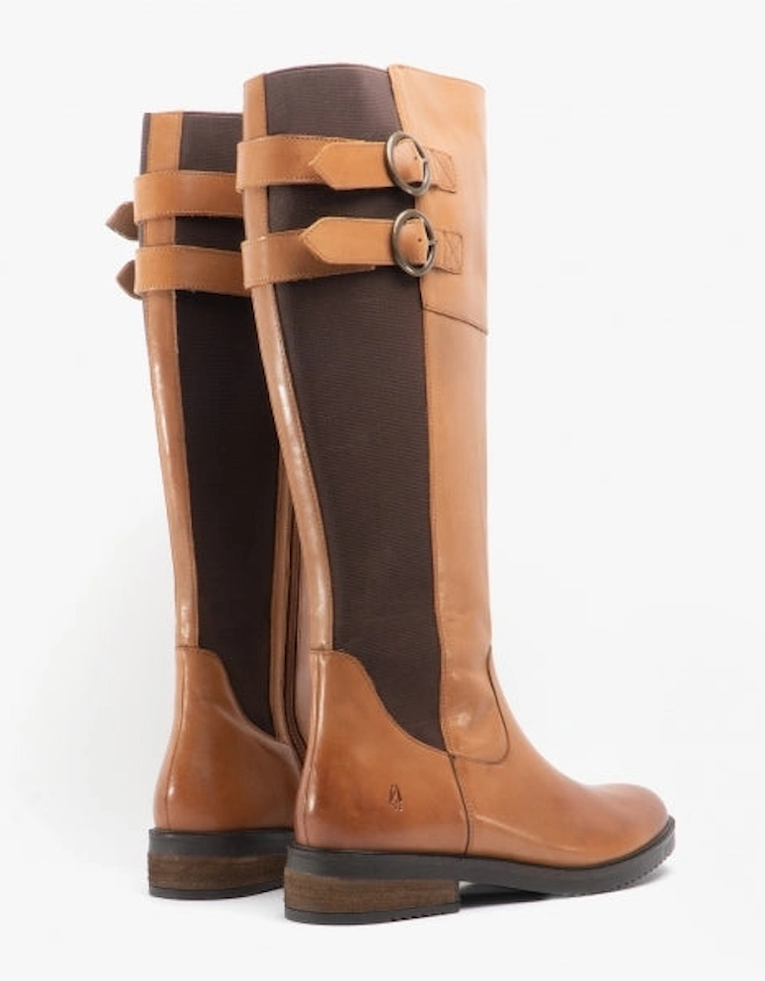 CARLA Womens Leather Tall Boots Brown