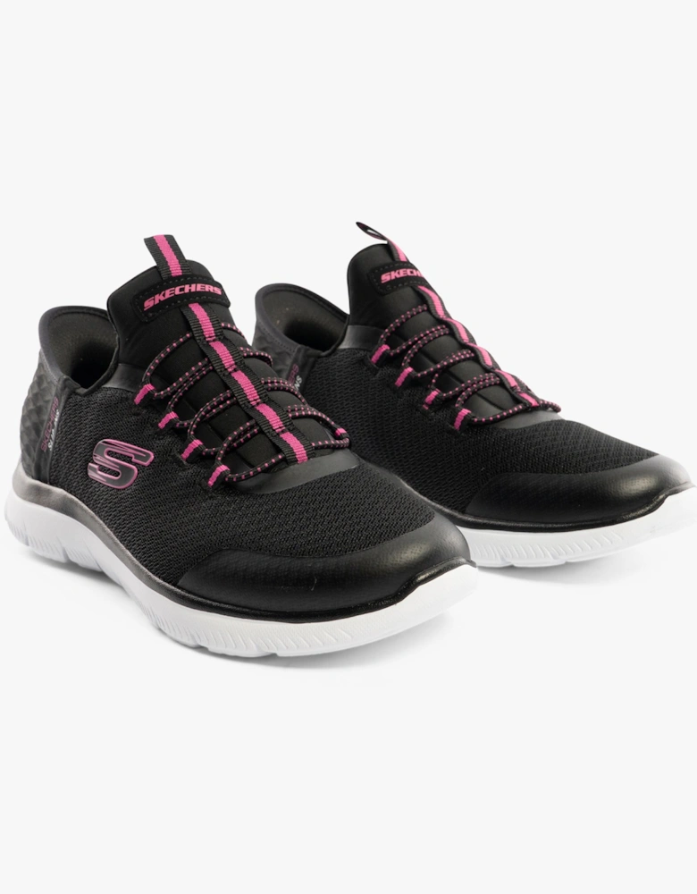 303919L/BLK SUMMITS Girls Trainers Black