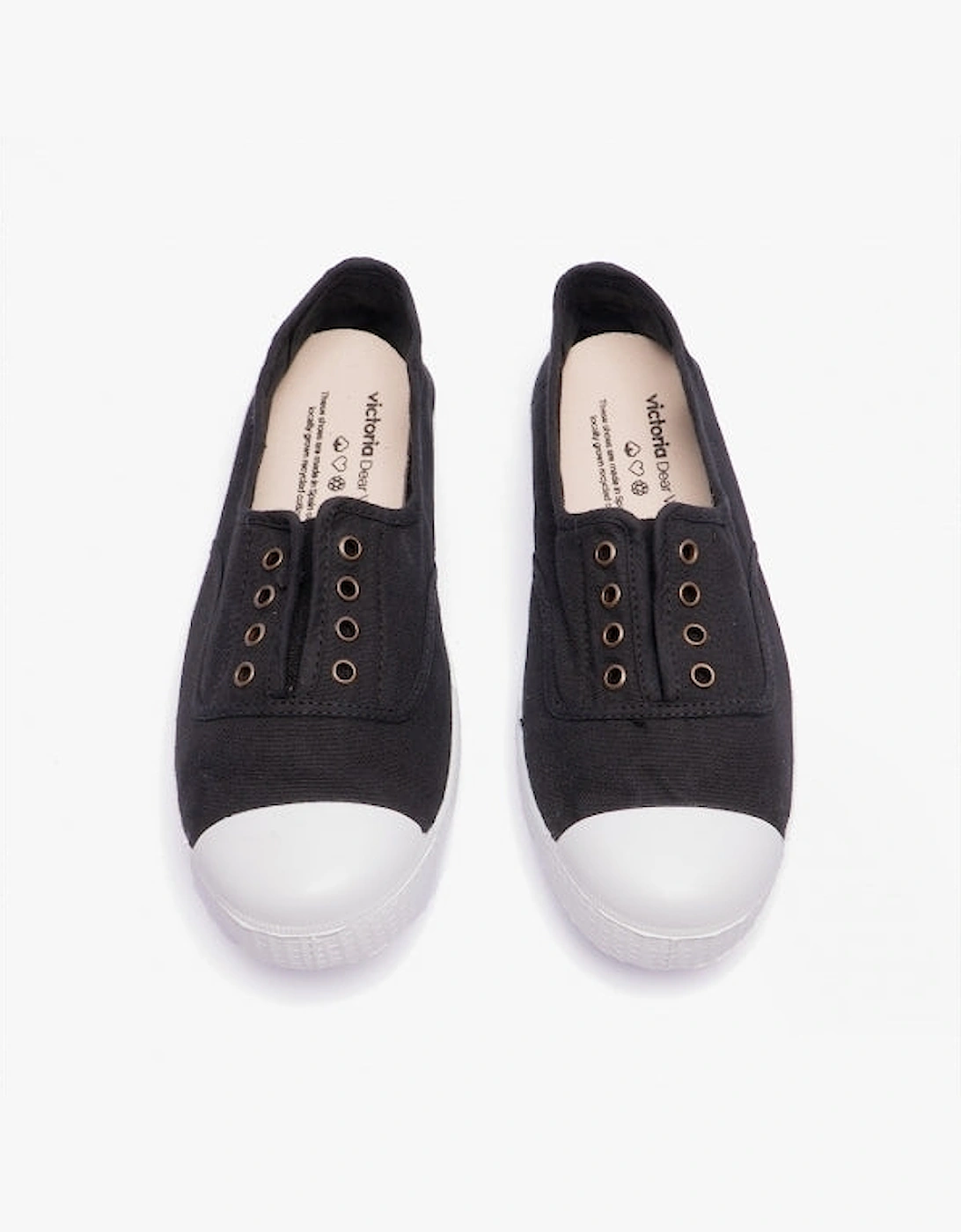 1915 INGLESA DREC Womens Canvas Pumps Black