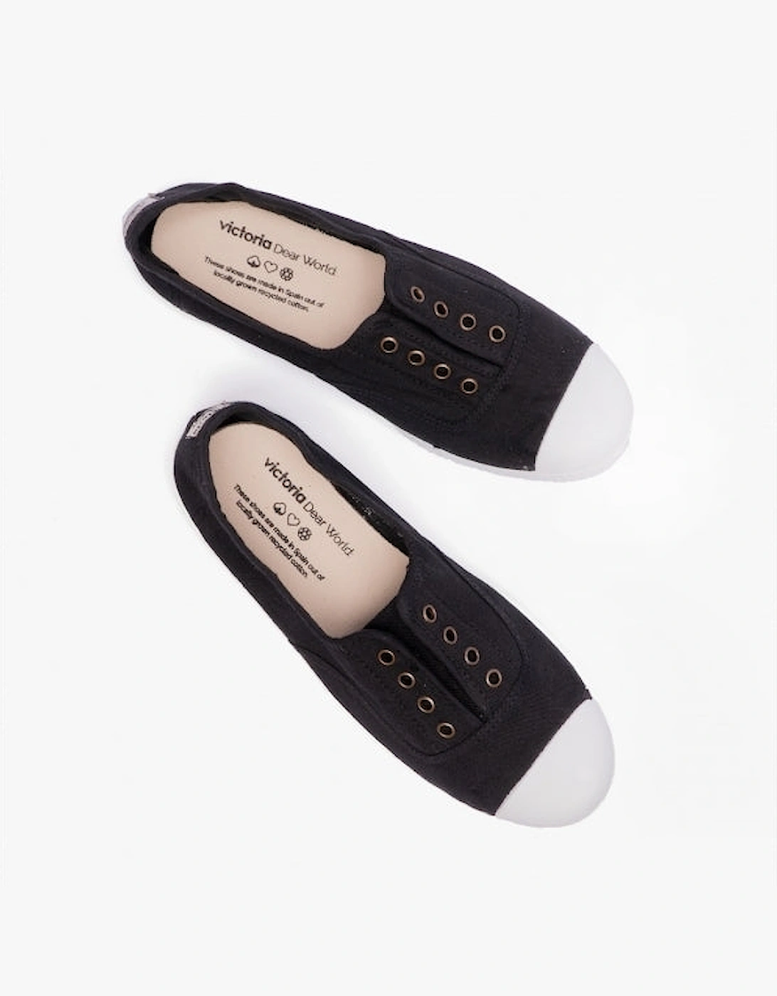 1915 INGLESA DREC Womens Canvas Pumps Black