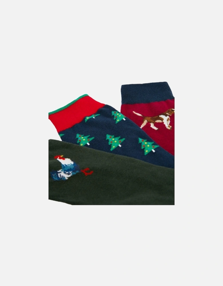 CRACKER SOCKS Mens Cotton Socks Festive Characters: