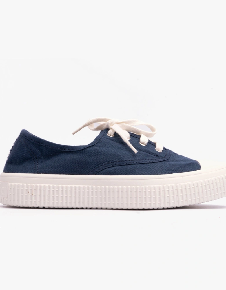 1915 RE-EDITION Womens Canvas Plimsolls Marino