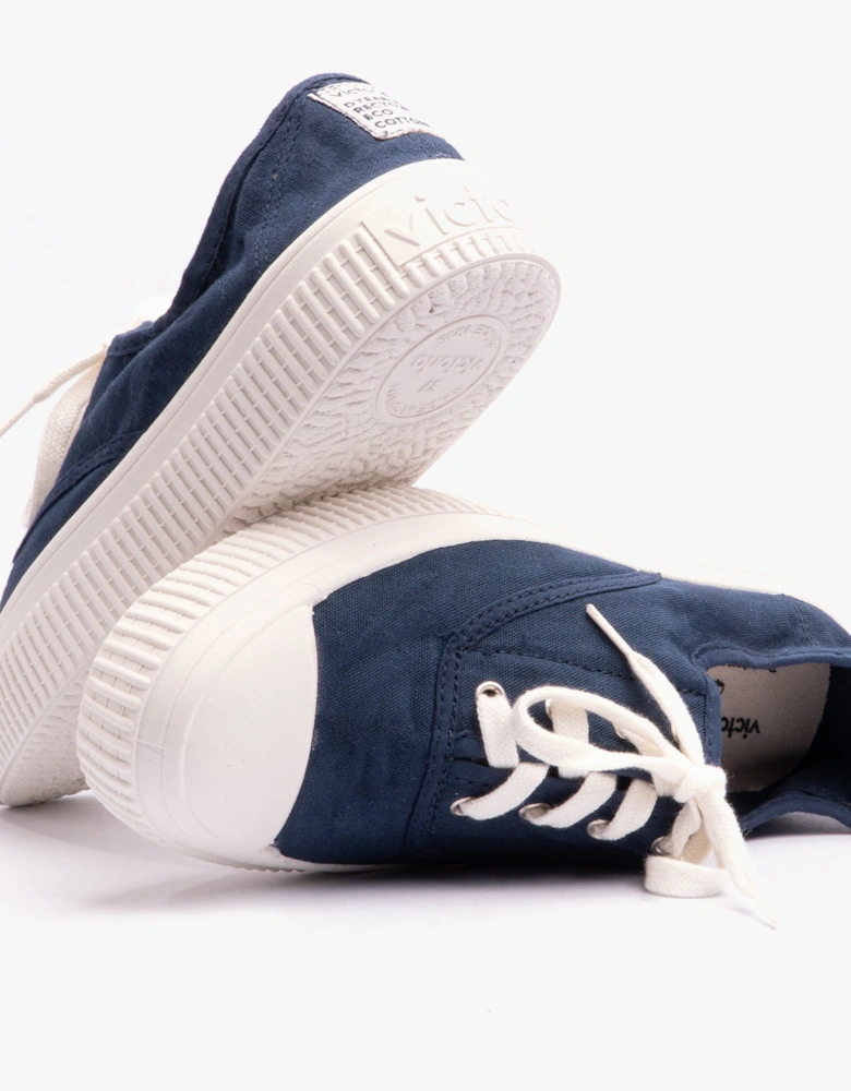 1915 RE-EDITION Womens Canvas Plimsolls Marino