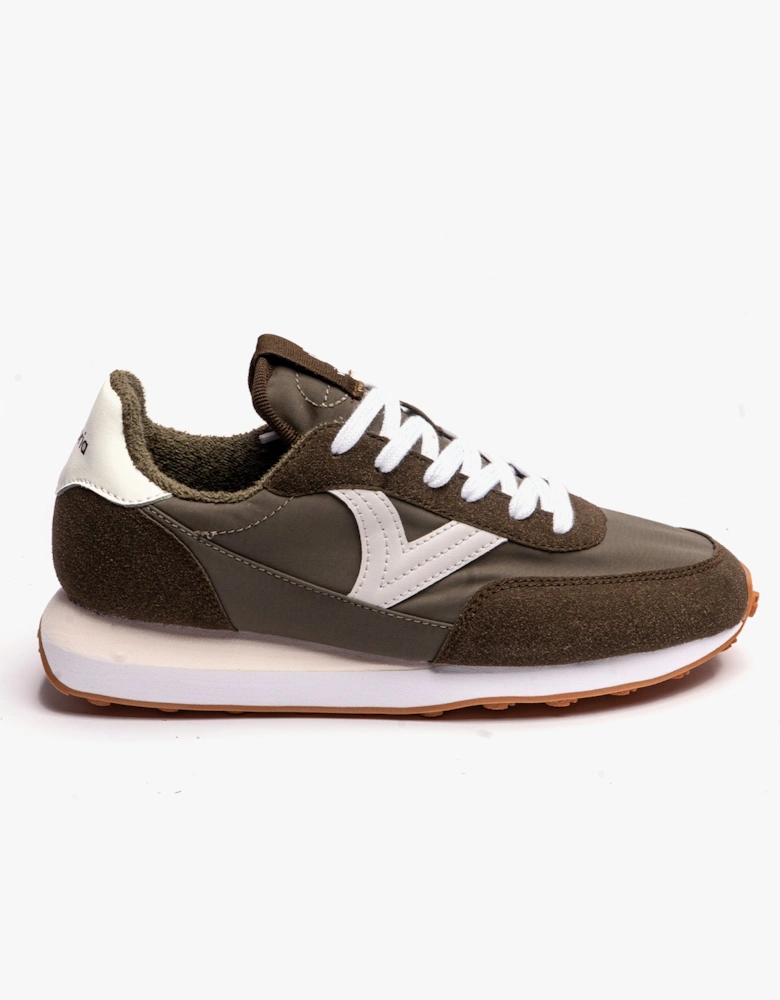 ASTRO MONOCHROME NYLON Womens Trainers Khaki