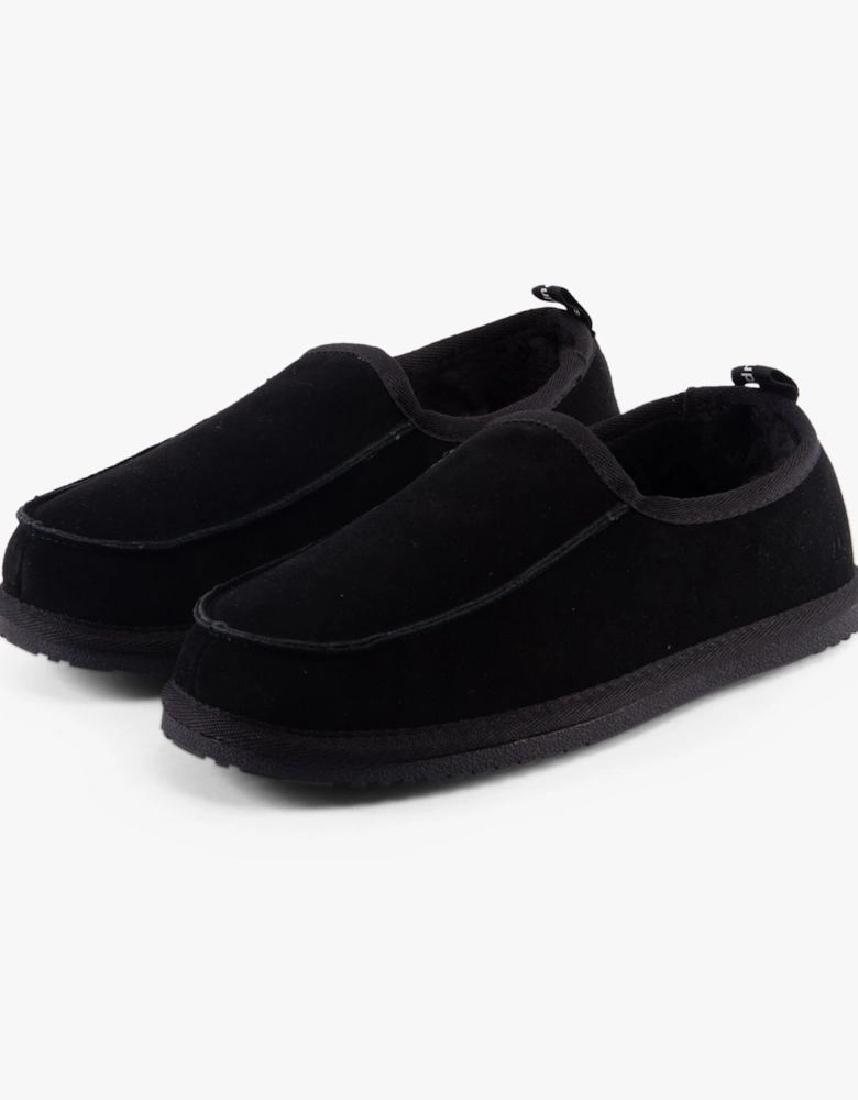 CHARLES Mens Slippers Black