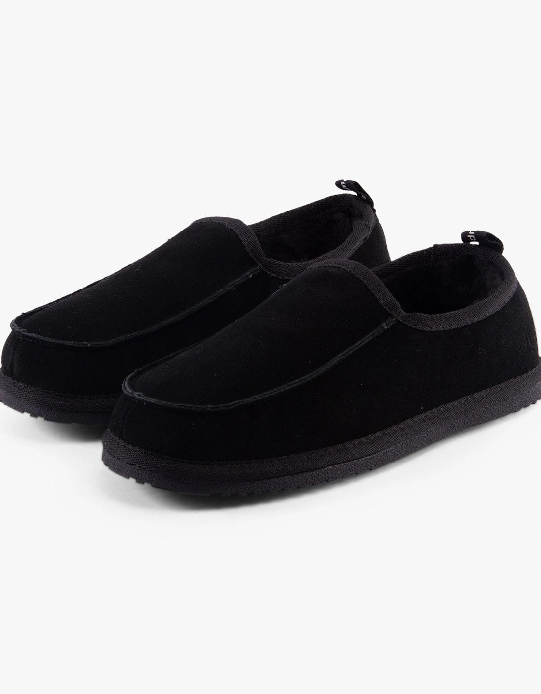 CHARLES Mens Slippers Black