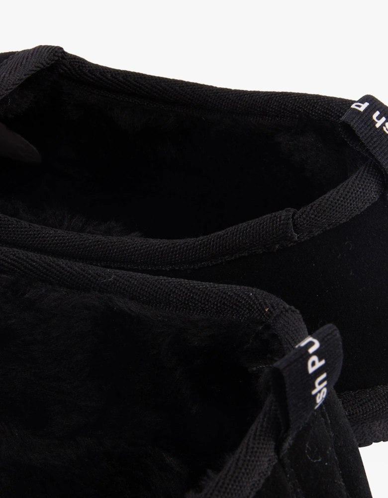 CHARLES Mens Slippers Black