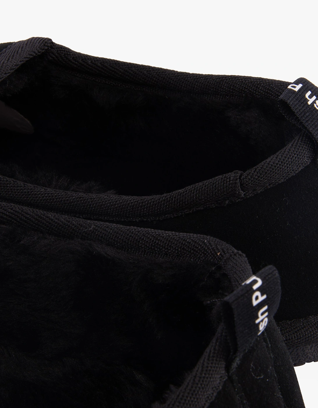 CHARLES Mens Slippers Black