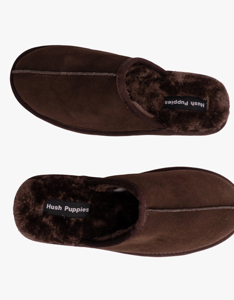 COADY SLIPPER Classic Mens Slippers Brown