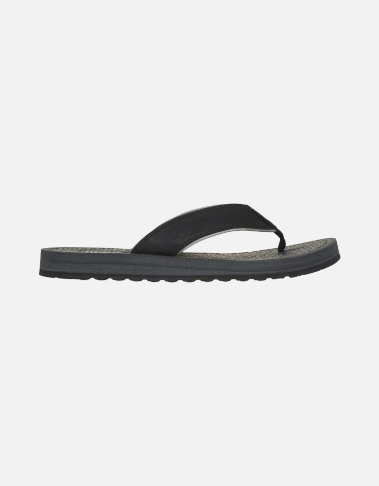 205097/BLK TANTRIC - COPANO Mens Toe Post Sandals Black