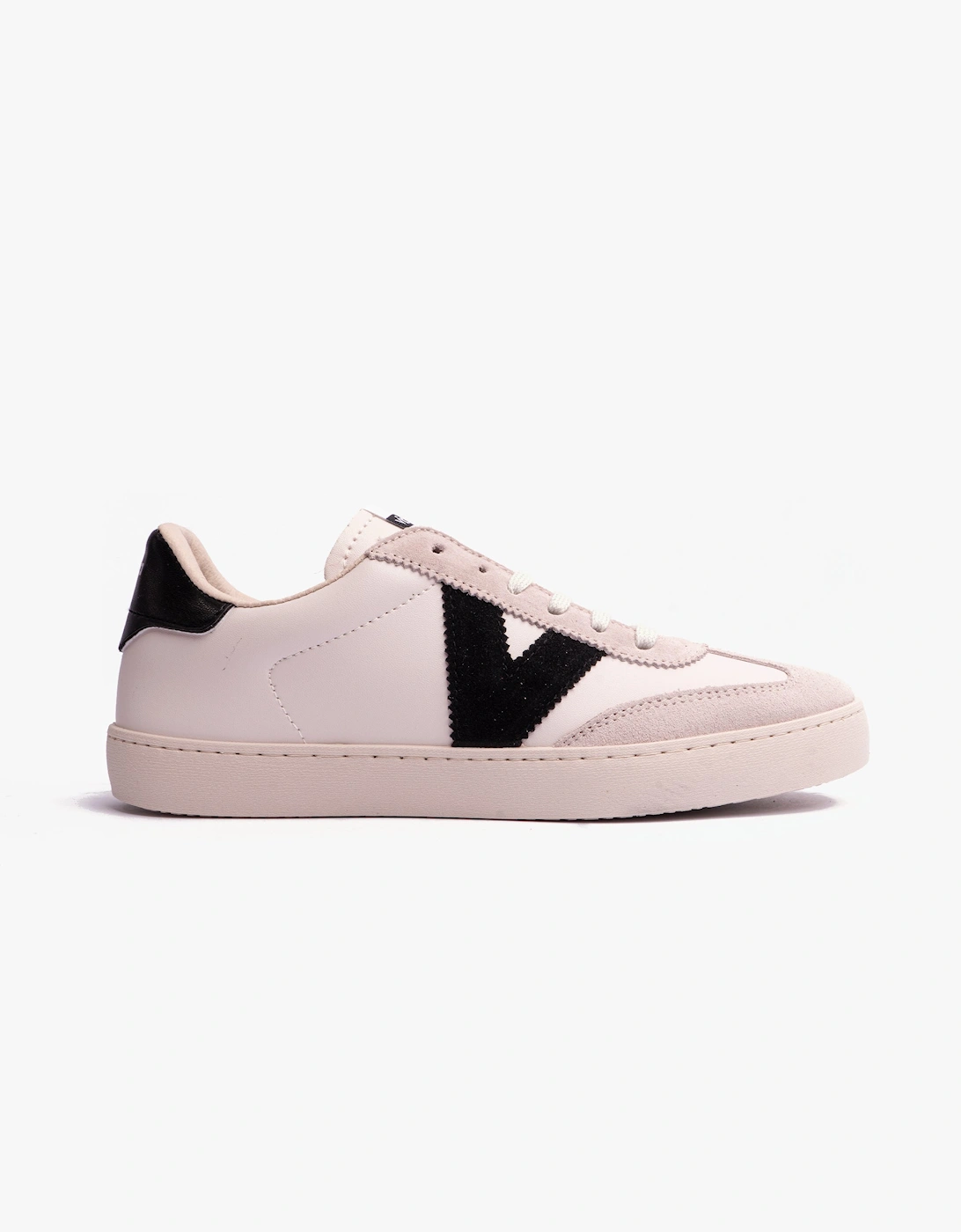 Victoria Victoria Women's BERLIN FAUX LEATHER & SPLIT Womens Trainers Negro - White
