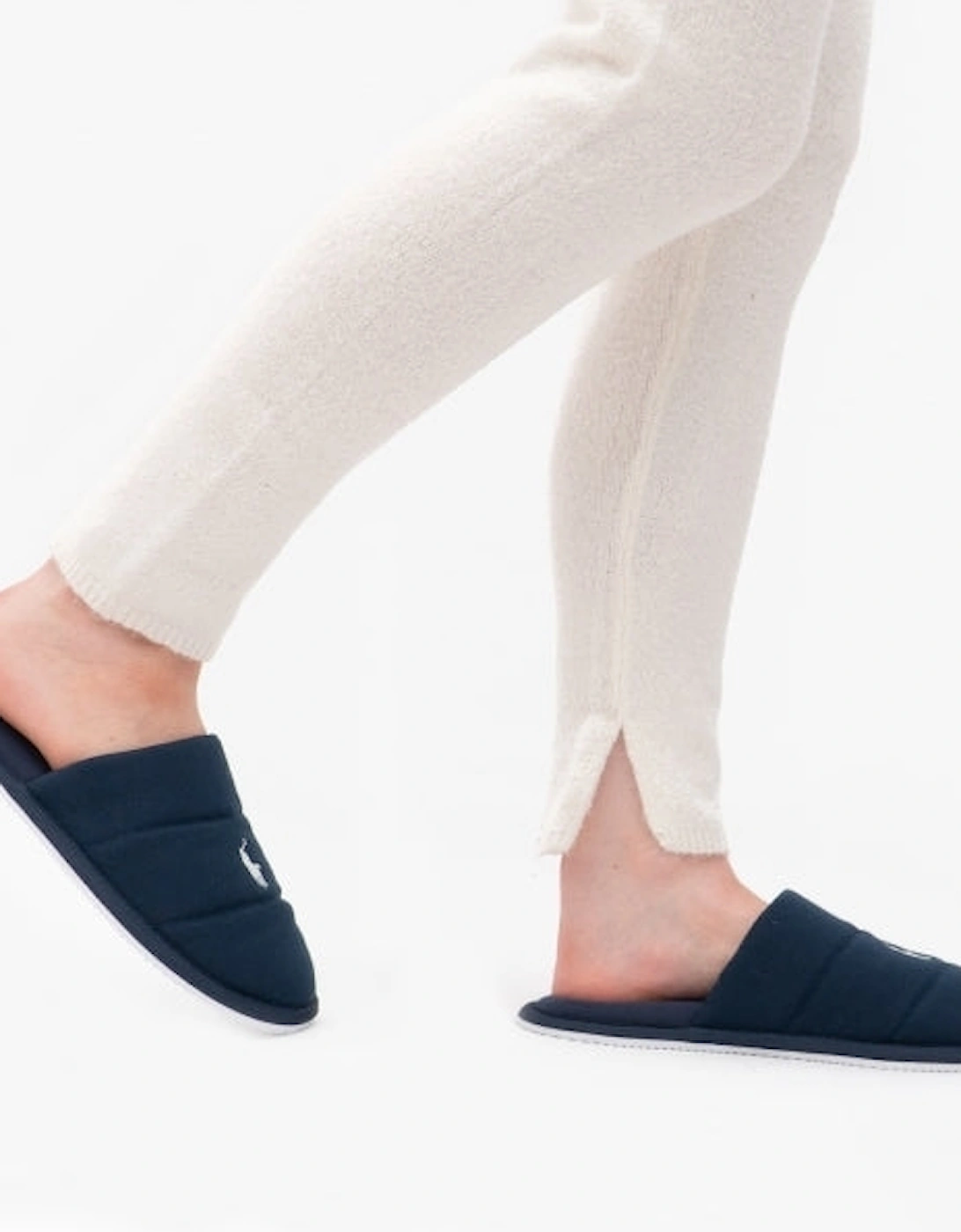 KELCIE Womens Mule Slippers Navy