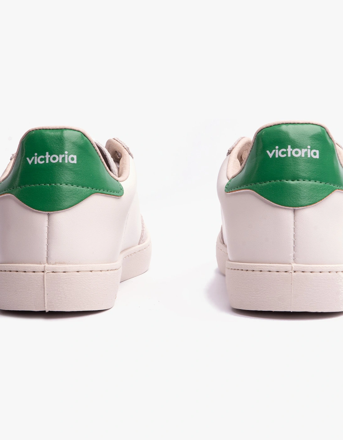 BERLIN FAUX LEATHER & SPLIT Womens Trainers Verde