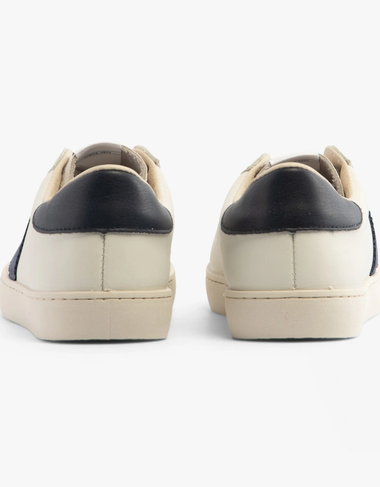 BERLIN LEATHER & SPLIT Womens Trainers Marino