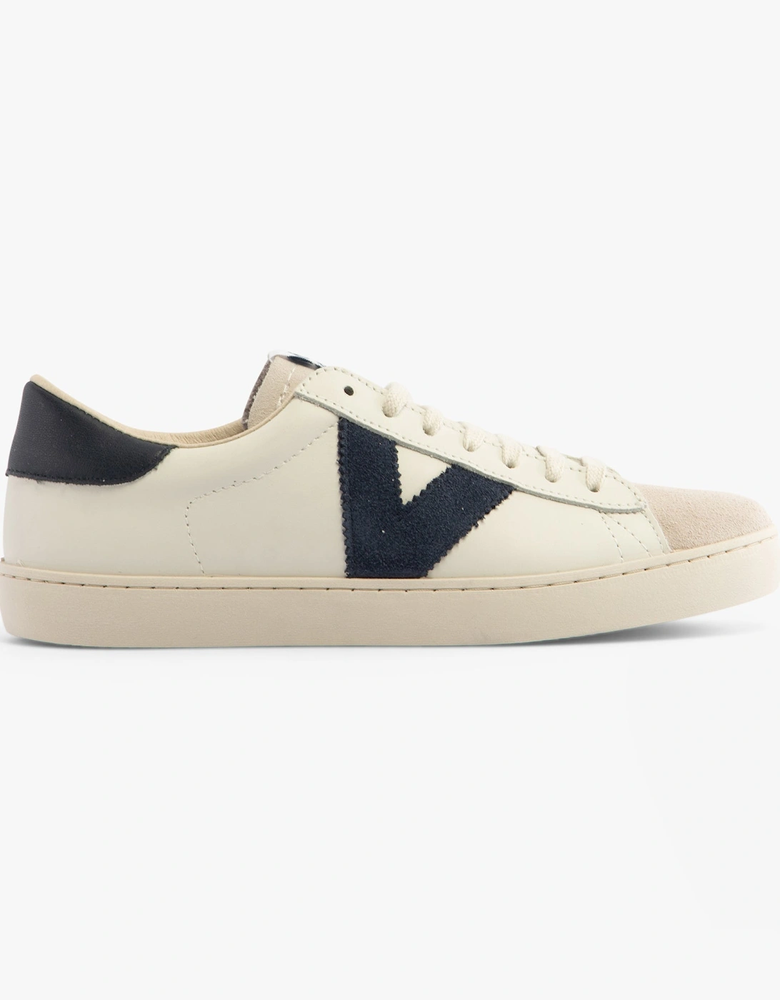 BERLIN LEATHER & SPLIT Womens Trainers Marino, 7 of 6