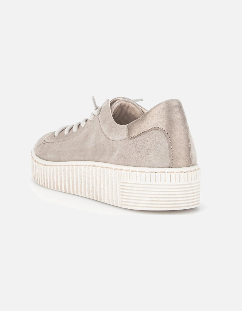 WOODALL Womens Trainers Taupe