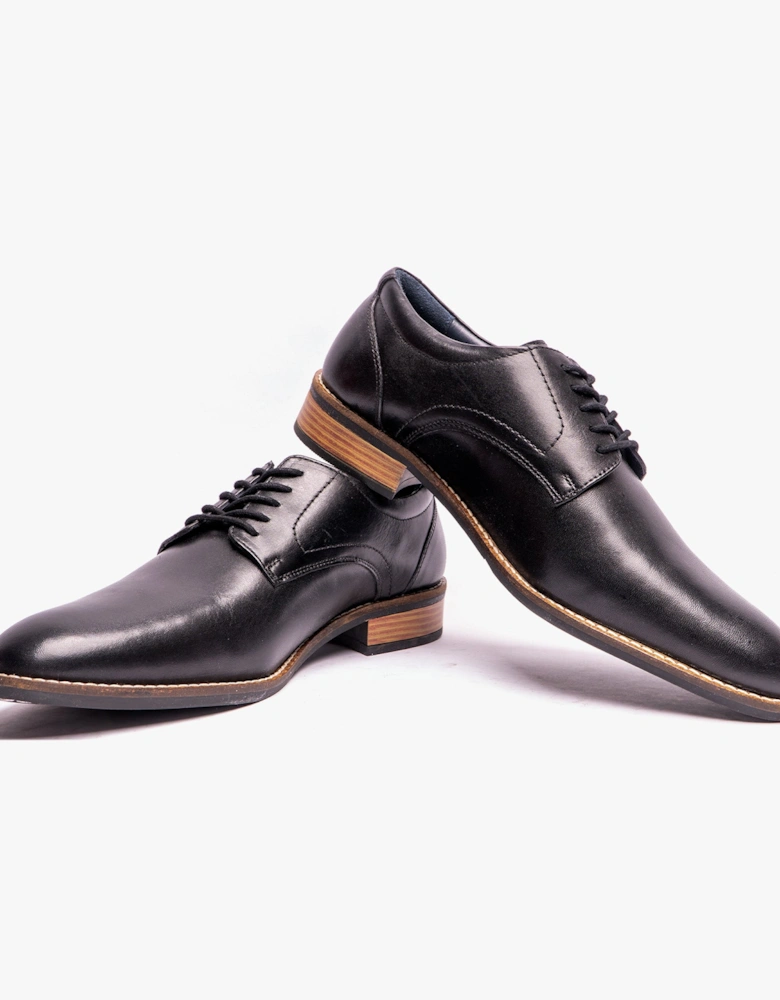 DAMIEN Mens Formal Lace-Up Shoes Black