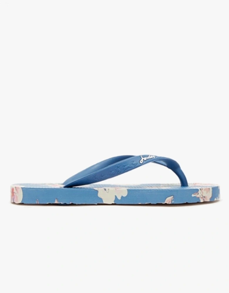 FLIP FLOP JNR Girls Beach Sandals Blue Floral