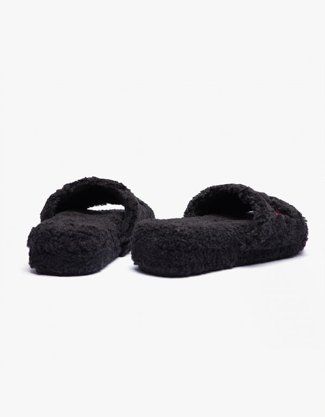 ROBIN PLATFORM Womens Slide Slippers Black