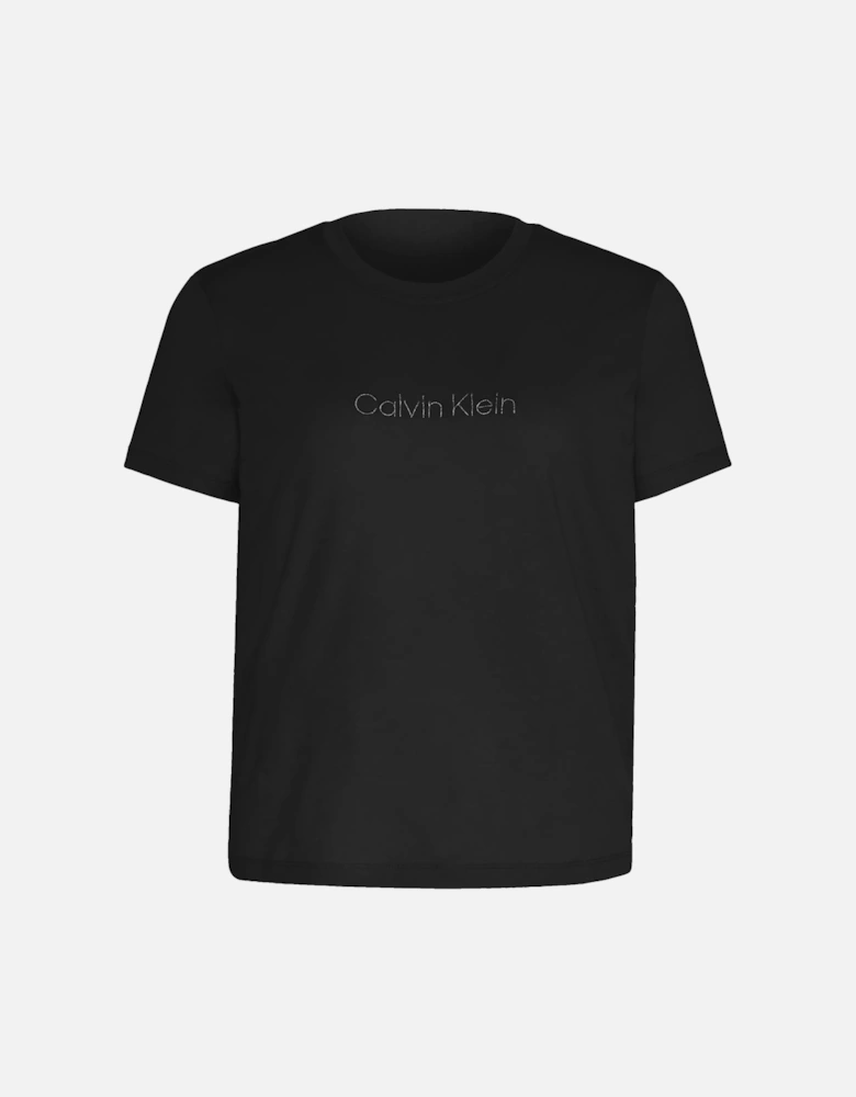 COTTON TEES Womens T Shirt Black