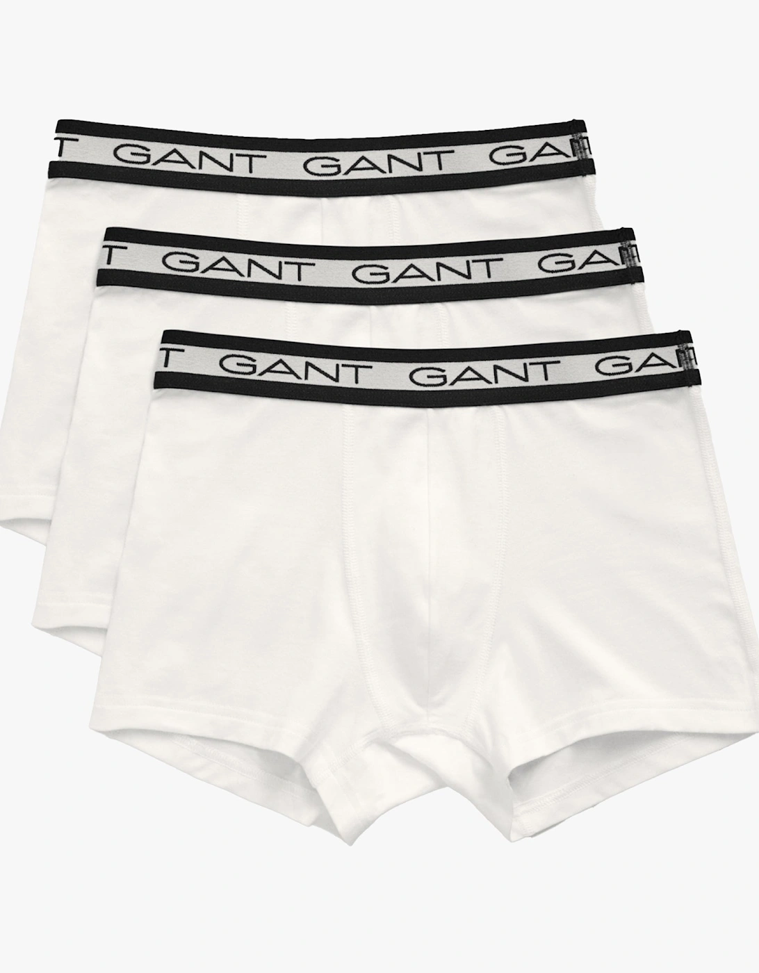 CORE Mens 3 Pack Trunks White, 5 of 4