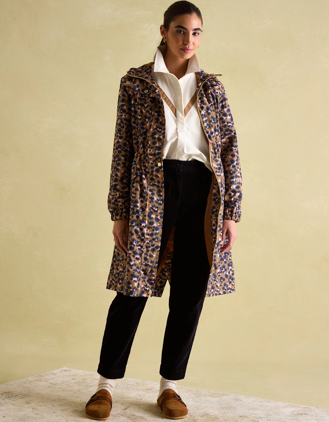 HOLKHAM Womens Coat Leopard