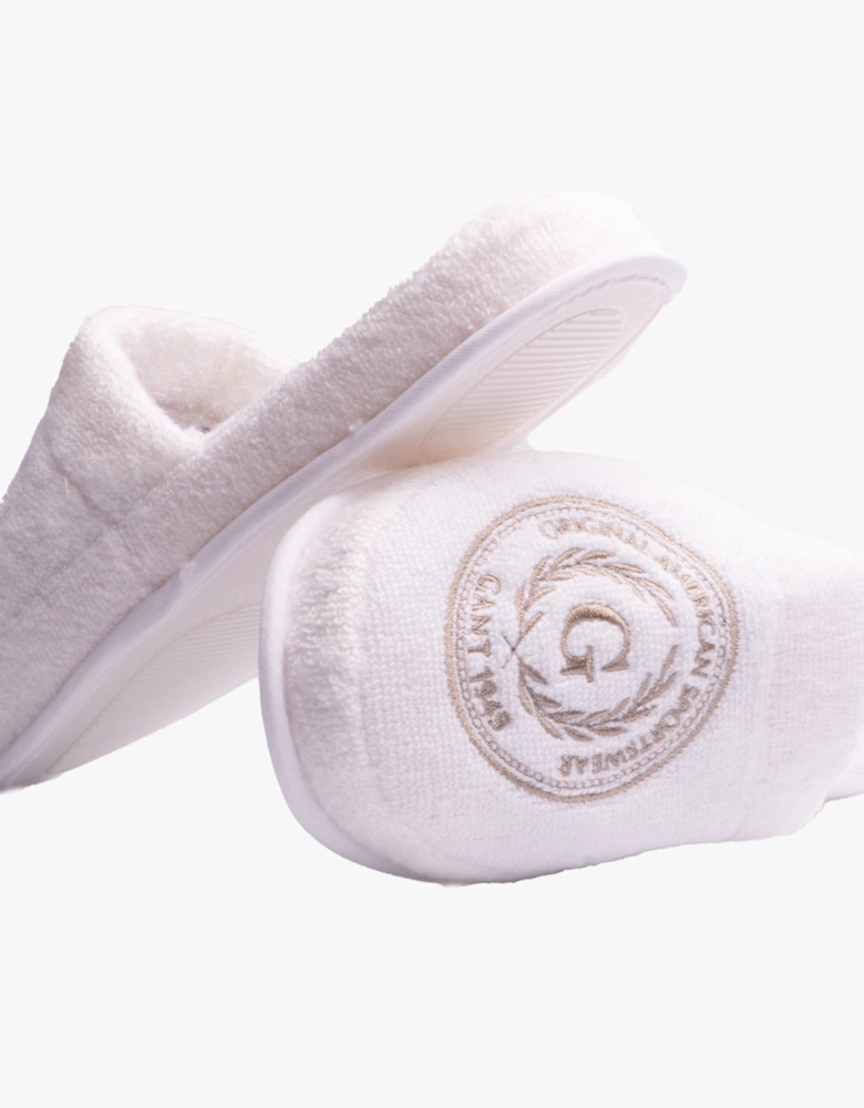 CREST Unisex Mule Slippers White