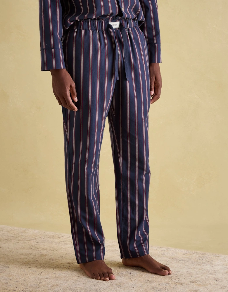 HUGO Mens Pyjama Set Navy Stripe