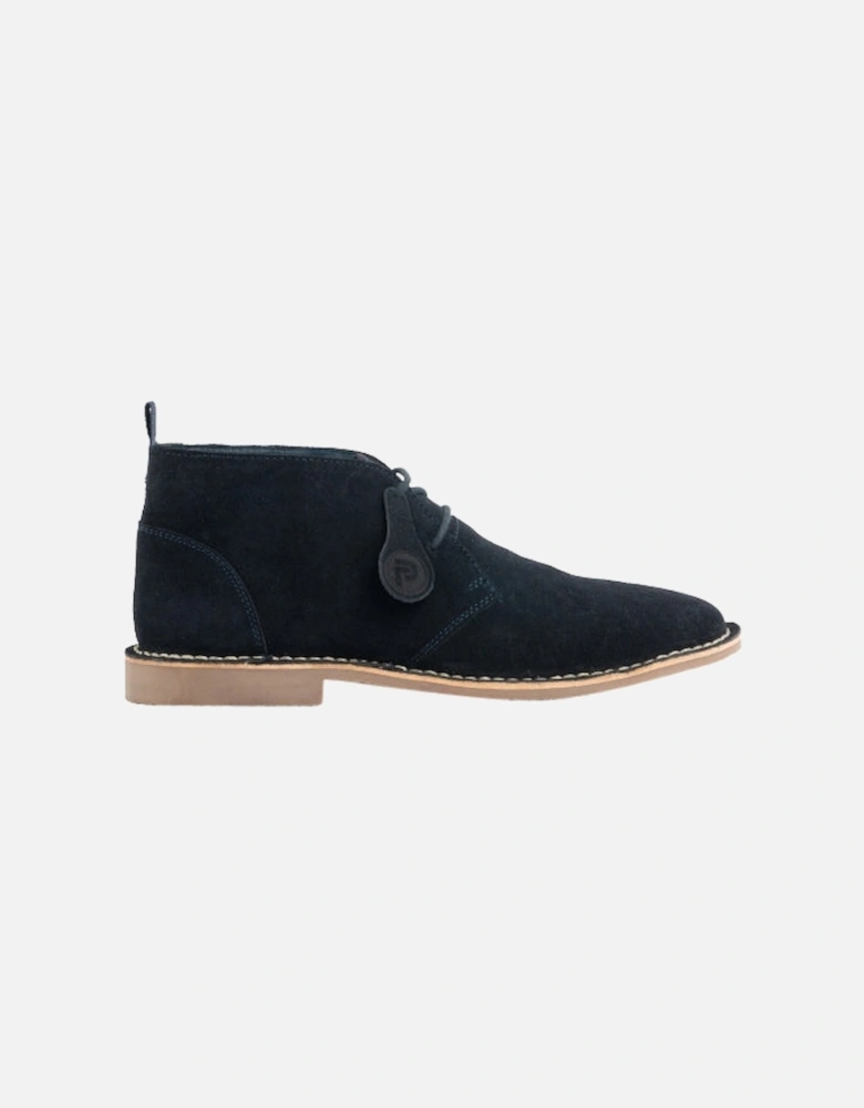 VESPA Unisex Desert Boots Navy