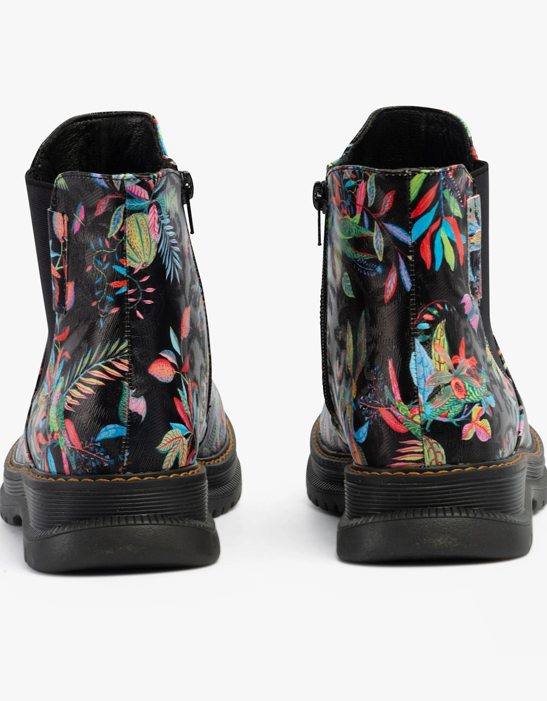 PEYTON 02 Womens Boots Black Print