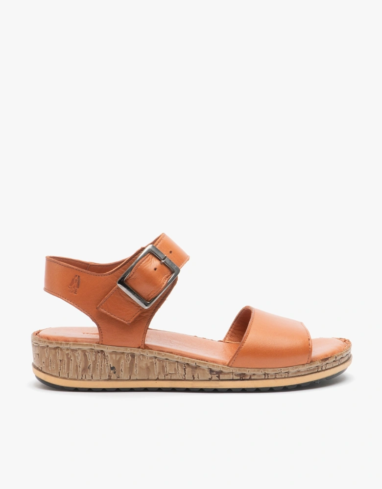 ELLIE Womens Leather Sandals Tan