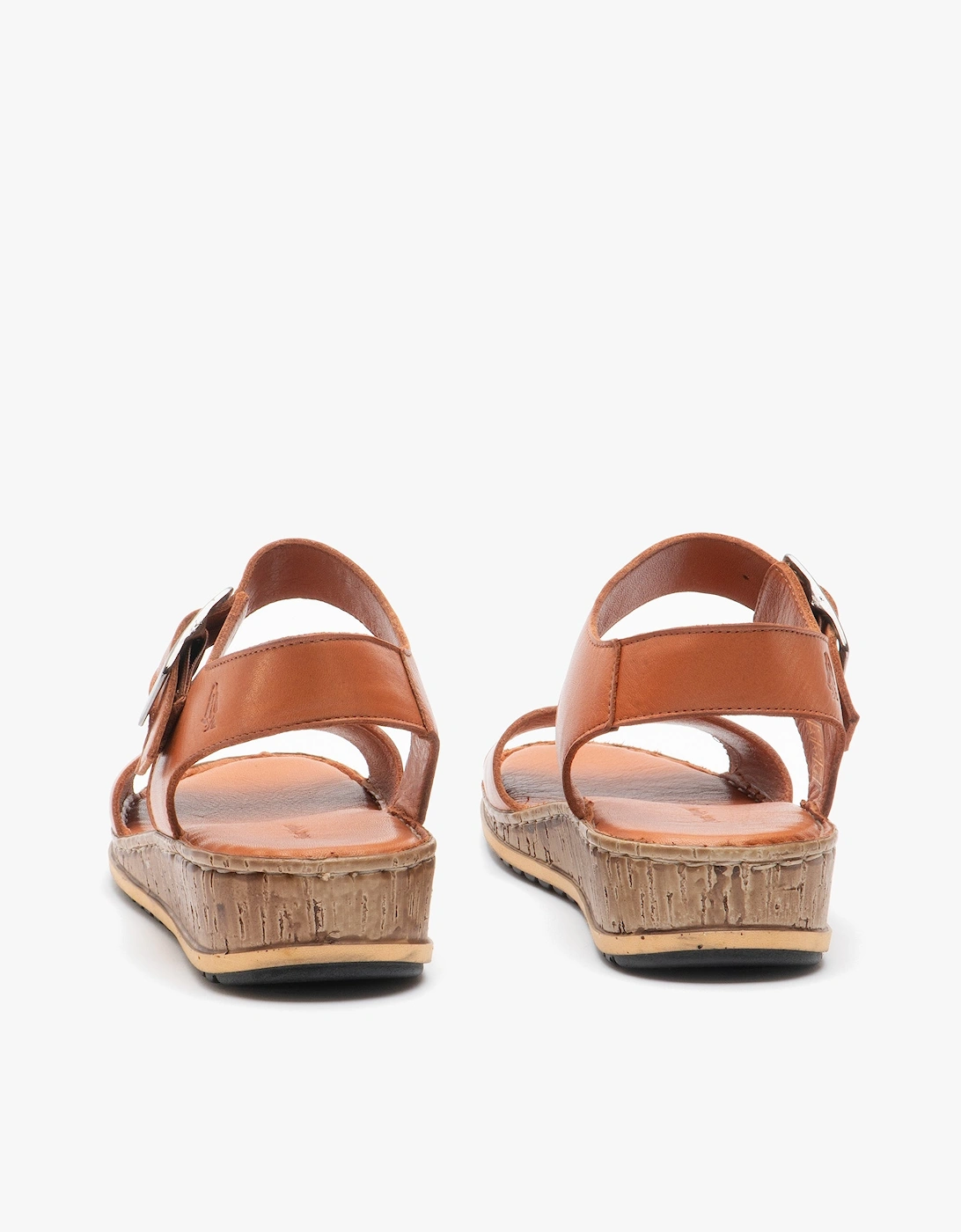 ELLIE Womens Leather Sandals Tan