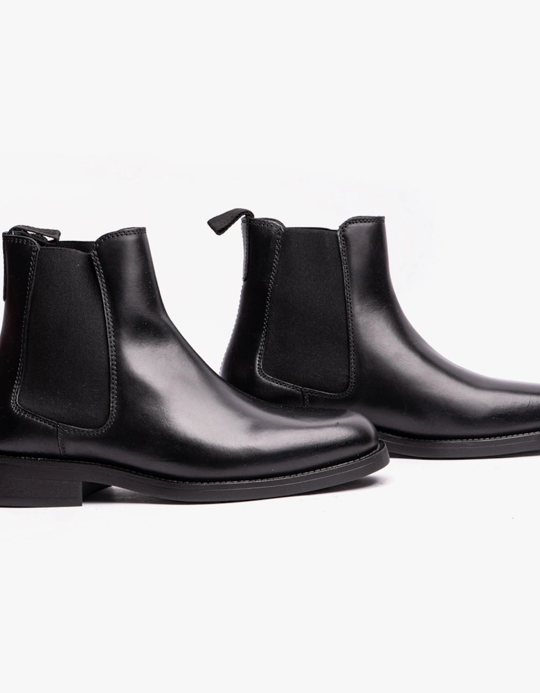 RIZMOOD Mens Chelsea Boots Black