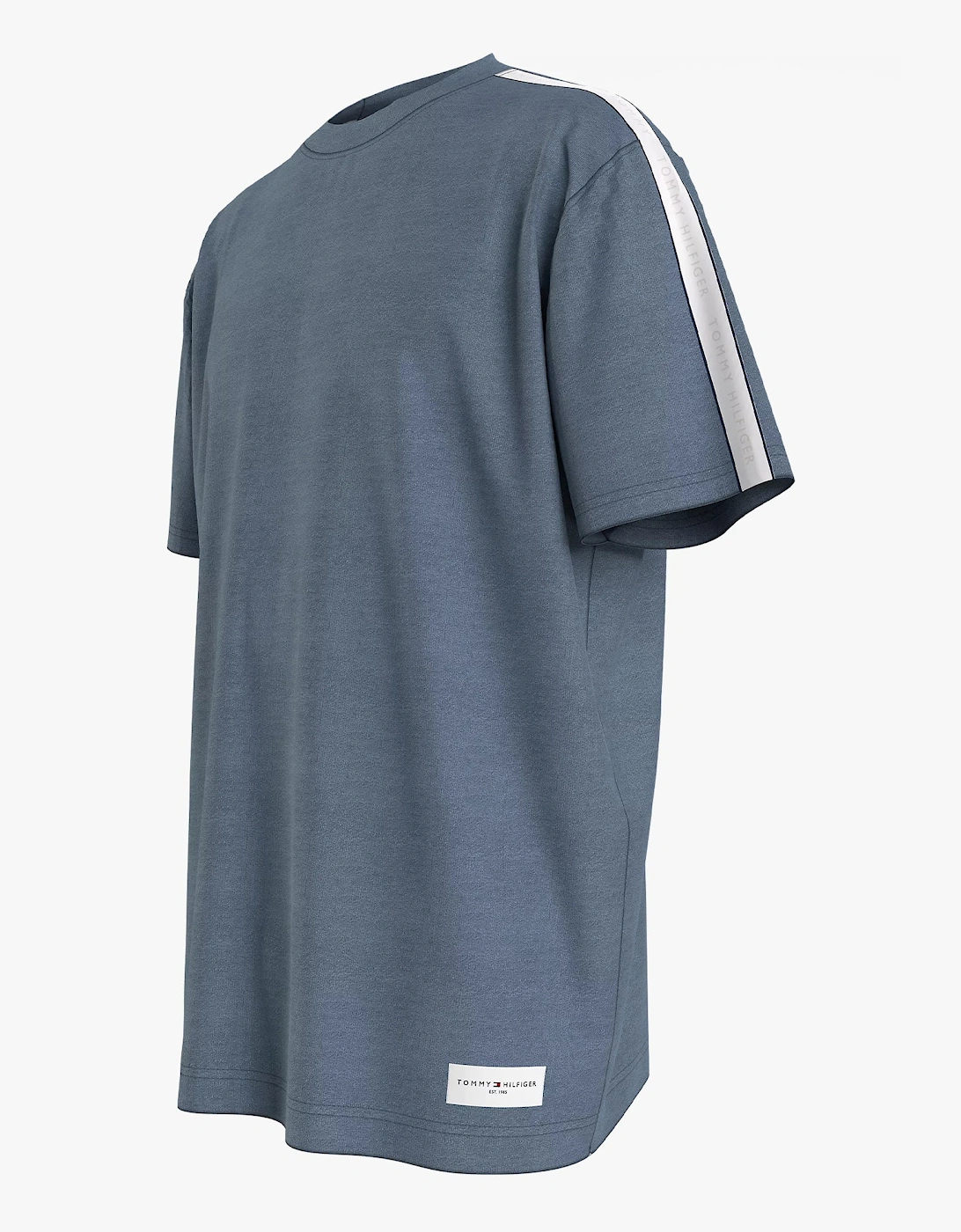 TEE LOGO Mens Blue Coal