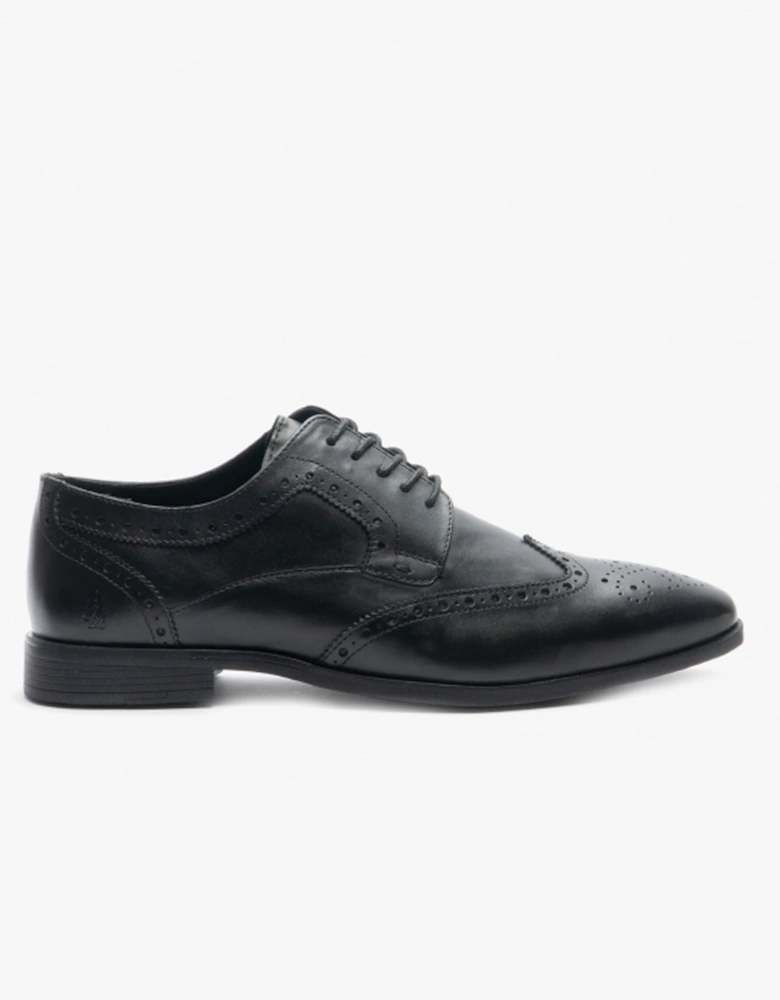 ELLIOT BROGUE Boys Leather Lace Up Shoes Black