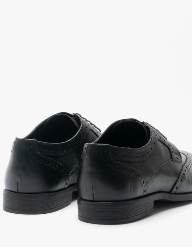 ELLIOT BROGUE Boys Leather Lace Up Shoes Black