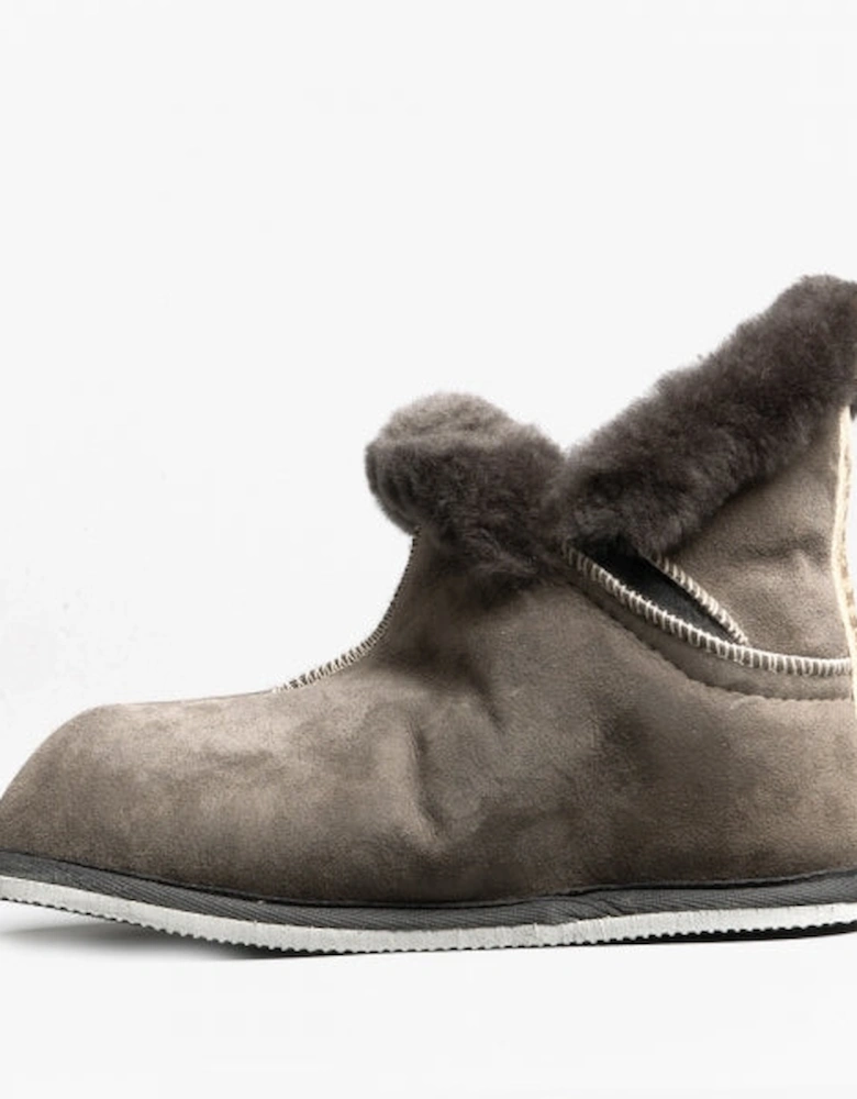 BELLA Womens Sheepskin Slipper Boots Asphalt