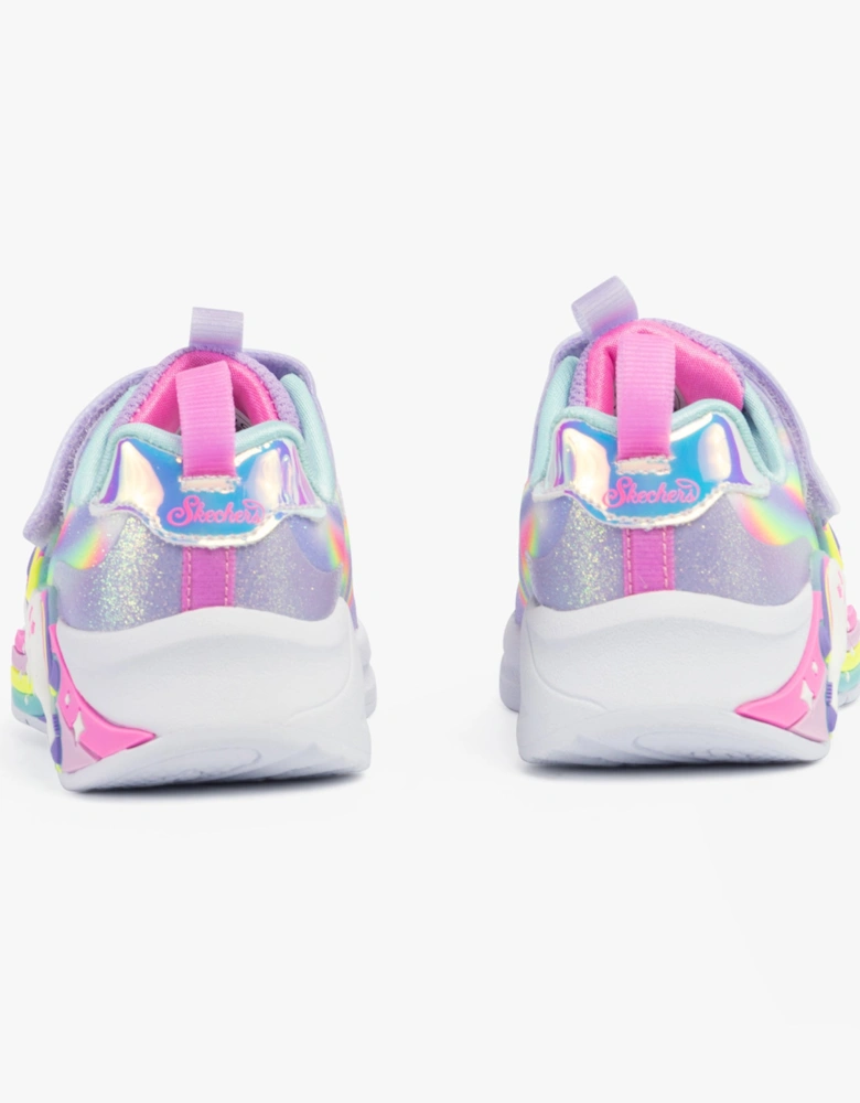 UNICORN CHASER Girls Trainers Lavender/Multi