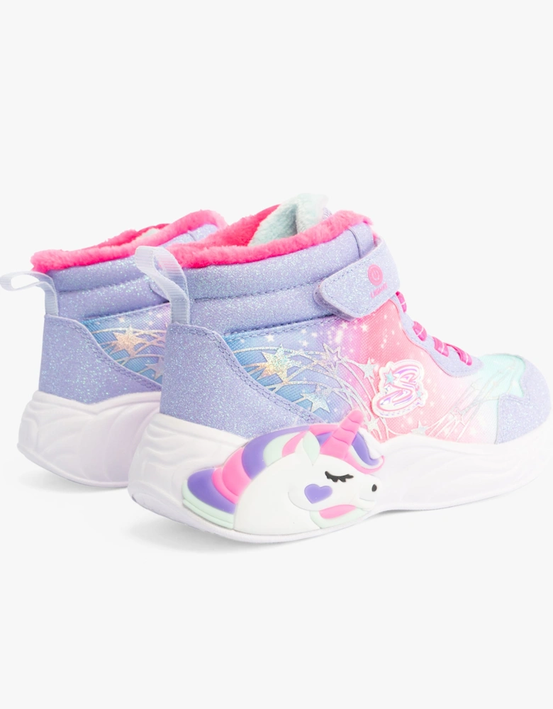 303057L/LVHP UNICORN DREAMS - MAGICAL COVE Girls Trainers Lavender/Hot Pink