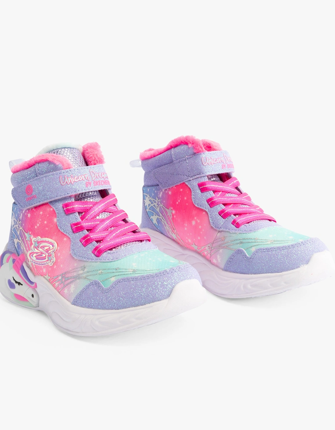 303057L/LVHP UNICORN DREAMS - MAGICAL COVE Girls Trainers Lavender/Hot Pink