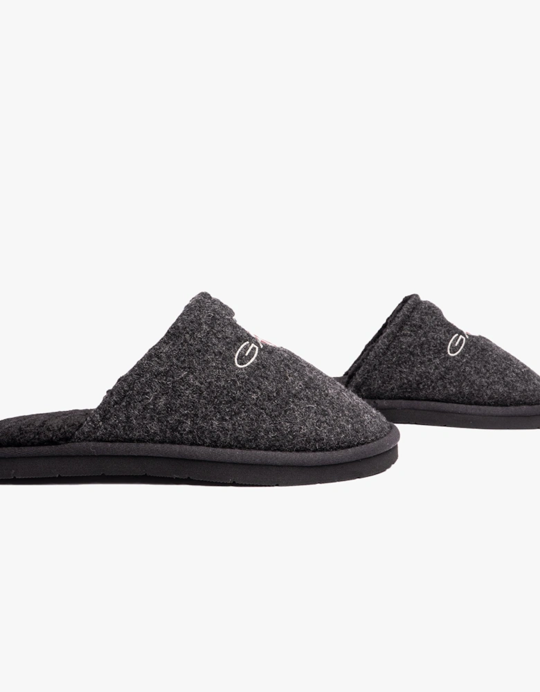 TAMAWARE Mens Mule Slippers Black