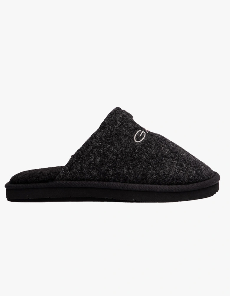 TAMAWARE Mens Mule Slippers Black