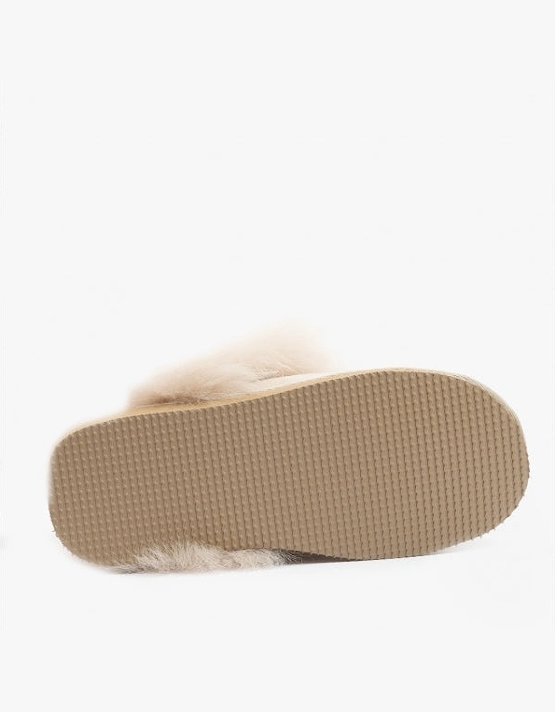 EVELINA Womens Sheepskin Mules Honey