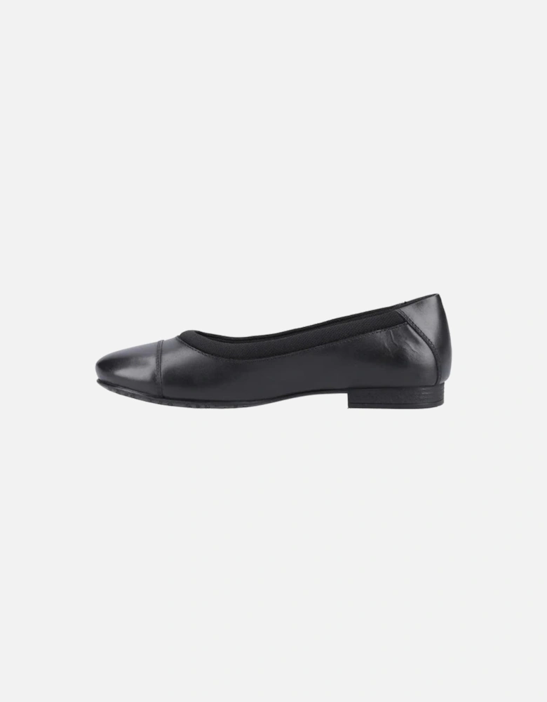 EMMA Girls Leather School Shoes Black