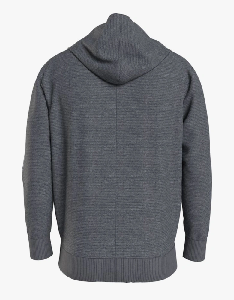 TH ESTABLISHED Mens Zip-Up Hoodie Dark Grey Ht