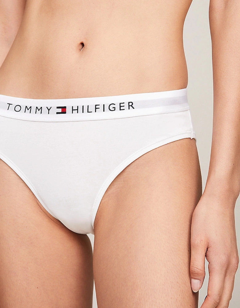 TH ORIGINAL LOGO BIKINI Womens Briefs White