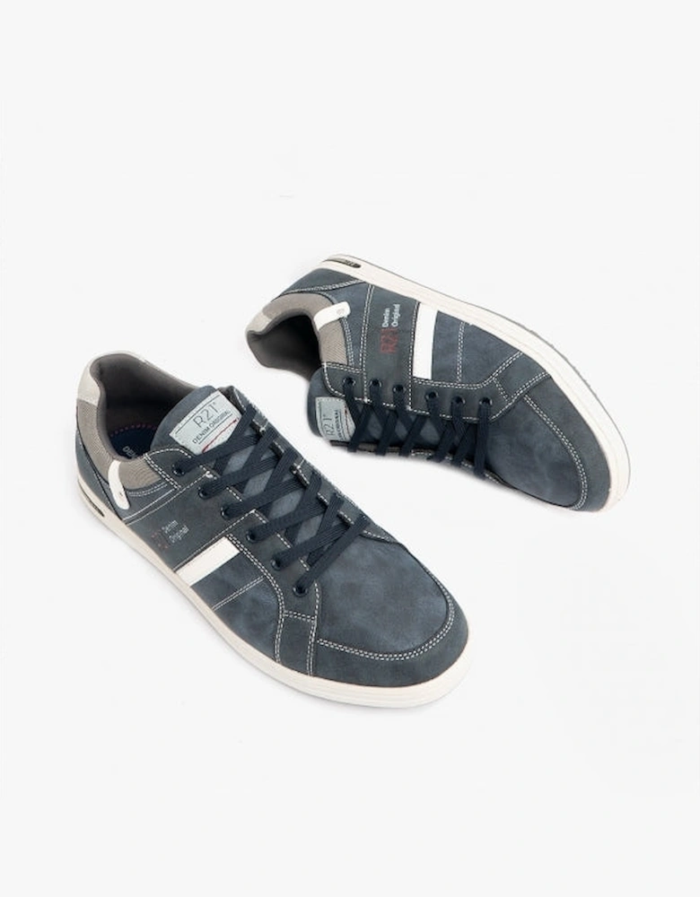 GRAVITY Mens Casual Trainers Navy