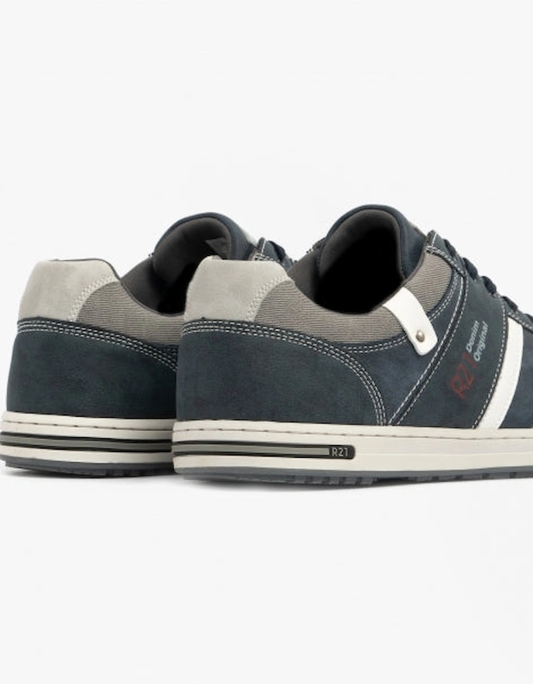 GRAVITY Mens Casual Trainers Navy