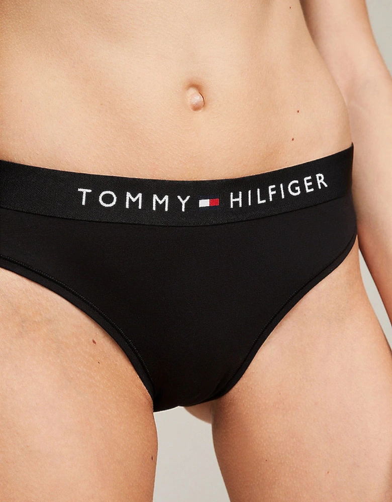 TH ORIGINAL LOGO BIKINI Womens Briefs Black