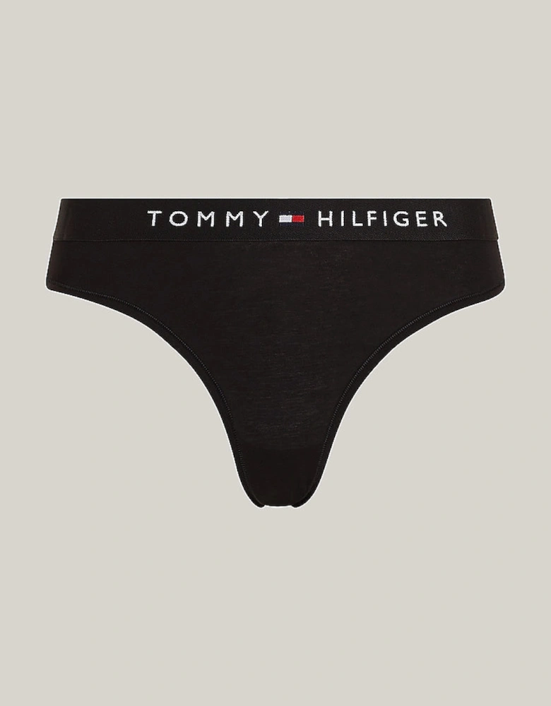 TH ORIGINAL LOGO BIKINI Womens Briefs Black